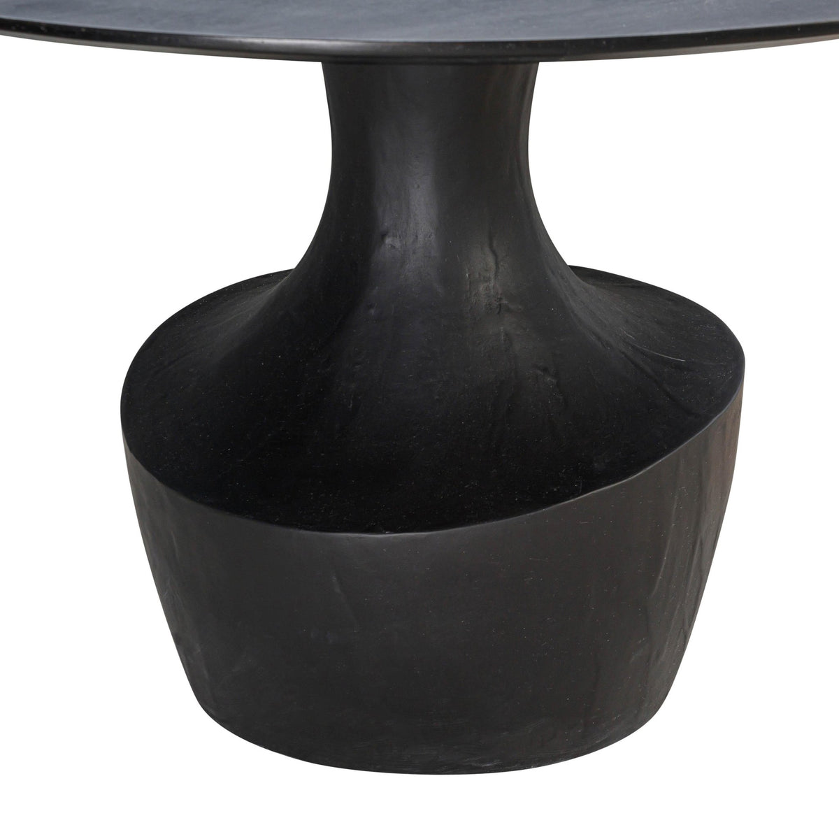 Gevra Black Acacia & Faux Plaster Dining Table Dining Tables| TOV