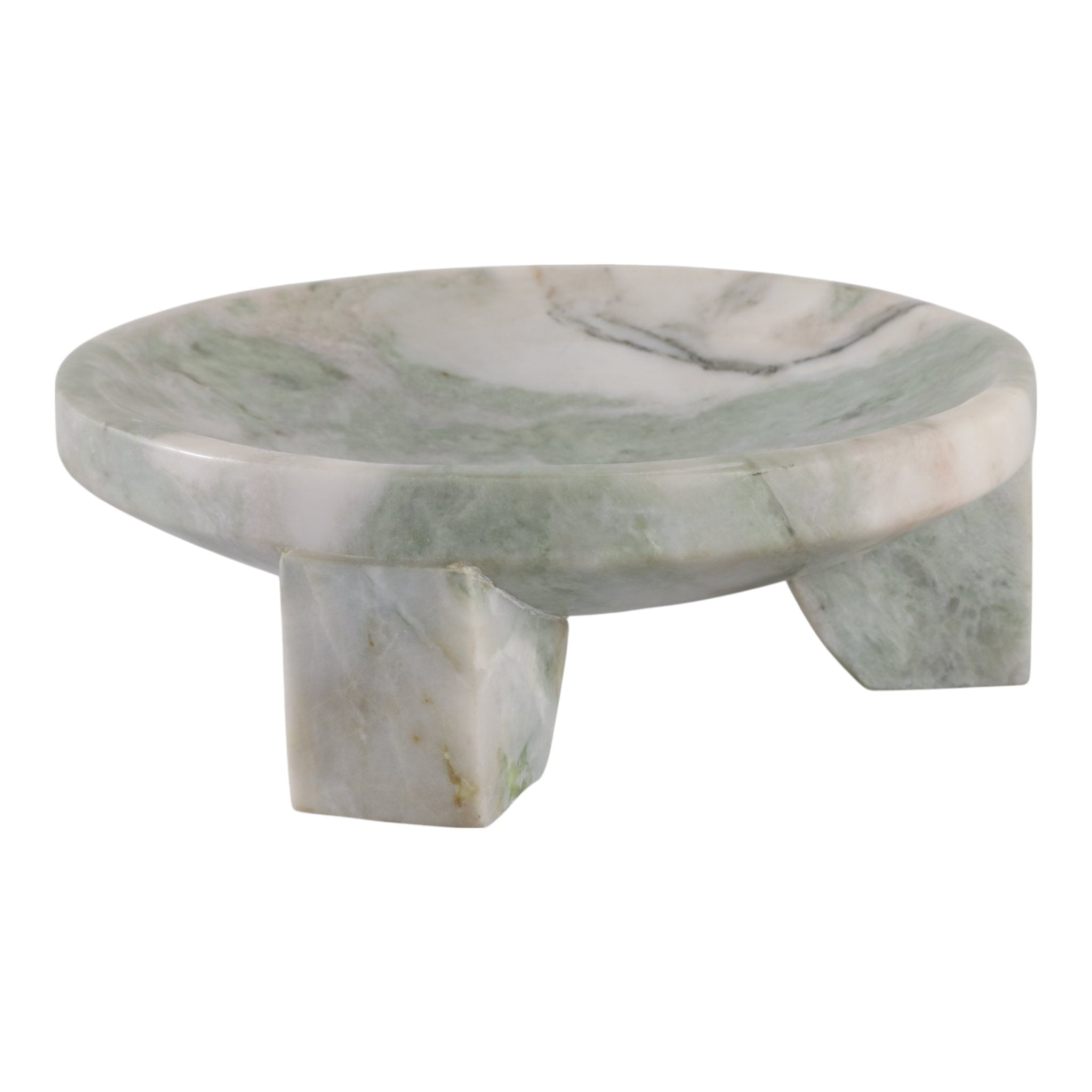 Gibeon Onyx Green Marble Bowl Table Decors| Sagebrook Home