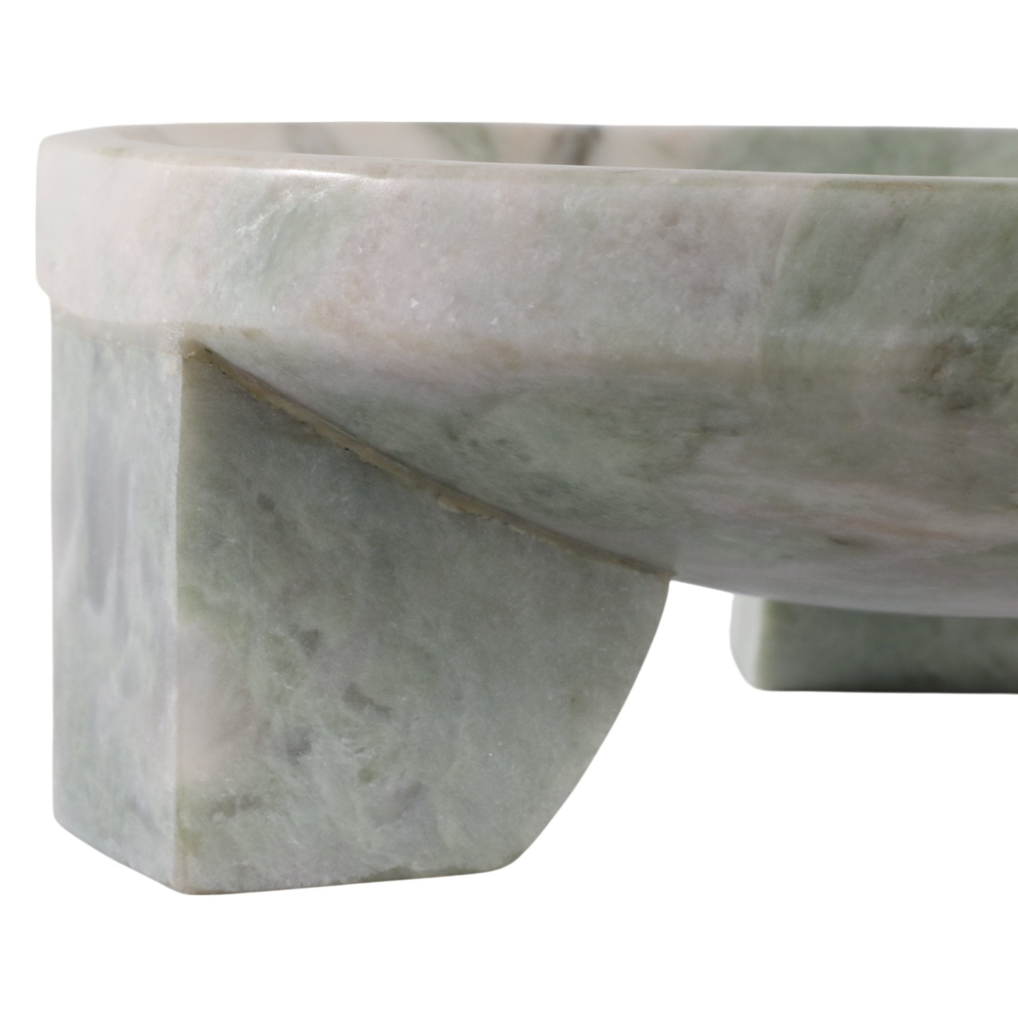 Gibeon Onyx Green Marble Bowl Table Decors| Sagebrook Home