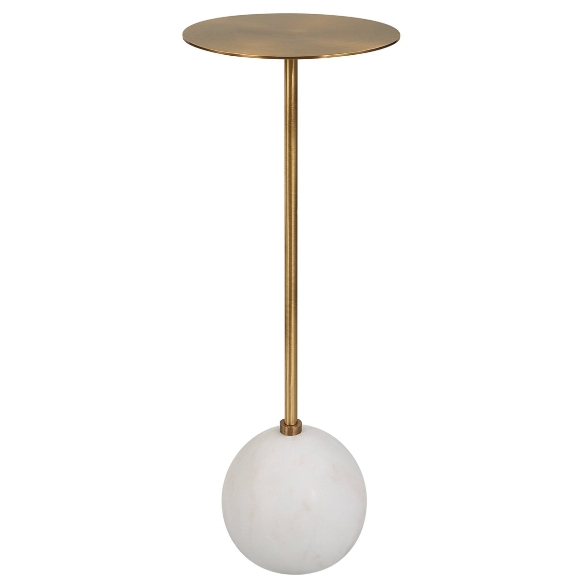 Gimlet Drink Table, White Accent & End Tables| Uttermost