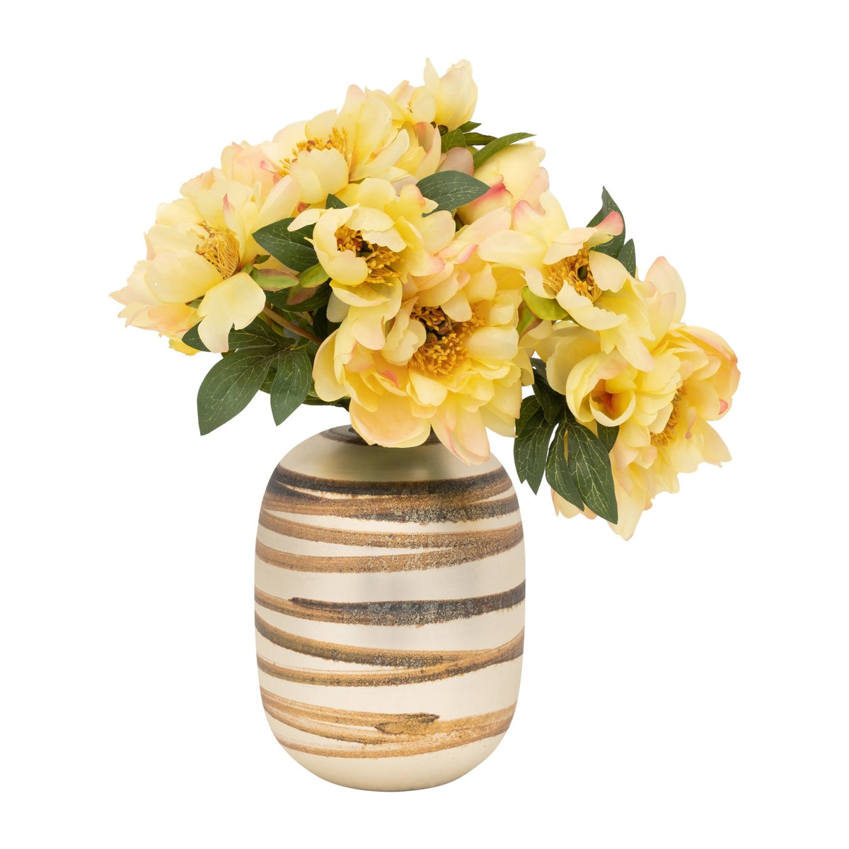 GLASS, 10" ANTIQUE RING VASE, GOLD Vases and Jars| Sagebrook Home