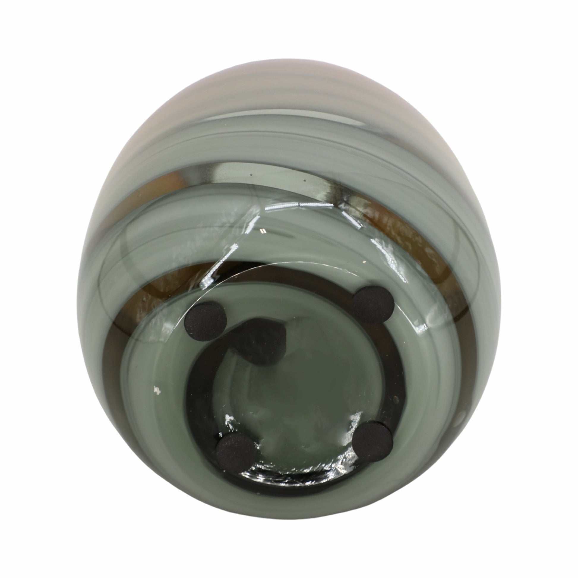 Glass 10"H Metallic Vase, Black/Gold Vases and Jars| Sagebrook Home