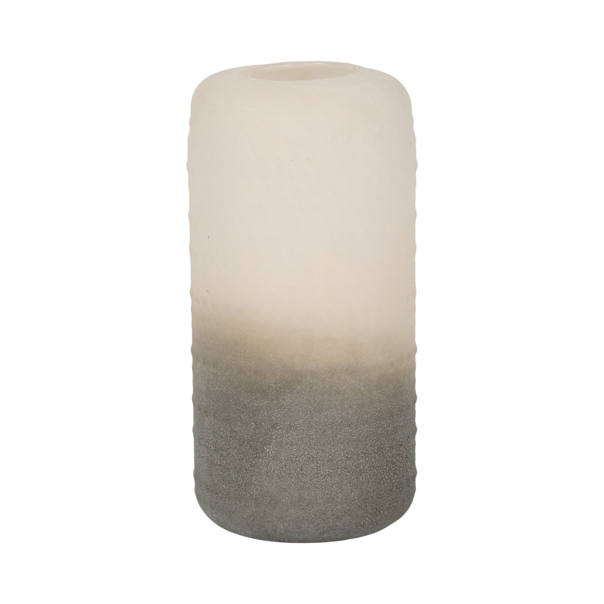 Glass 11" Textured 2-tone Vase, Vases and Jars| Sagebrook Home