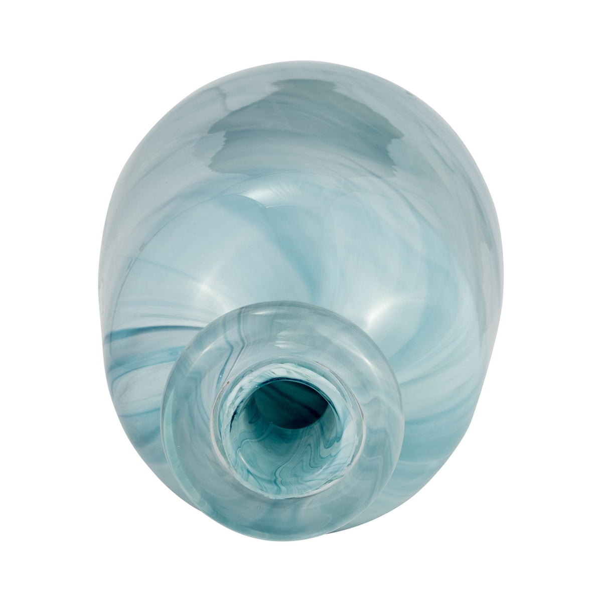 GLASS, 12"H BOTTLE VASE, TEAL Vases and Jars| Sagebrook Home