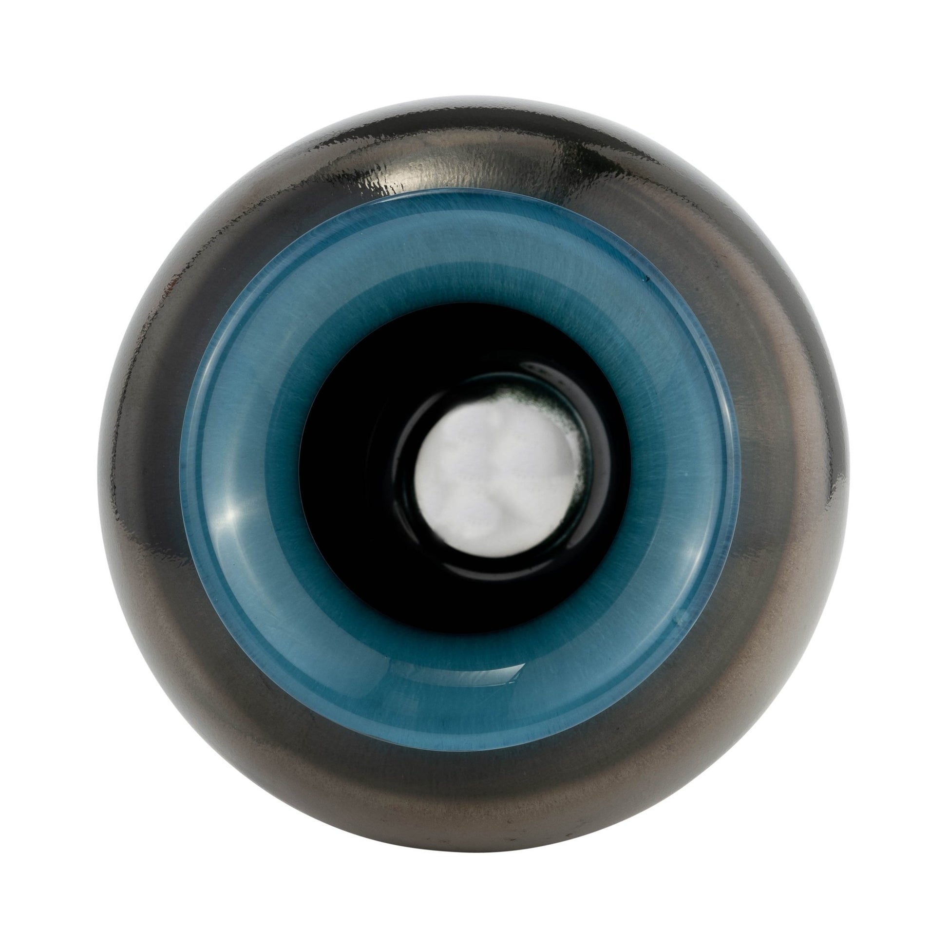 GLASS, 12"H OLPE VASE, TEAL | Sagebrook Home
