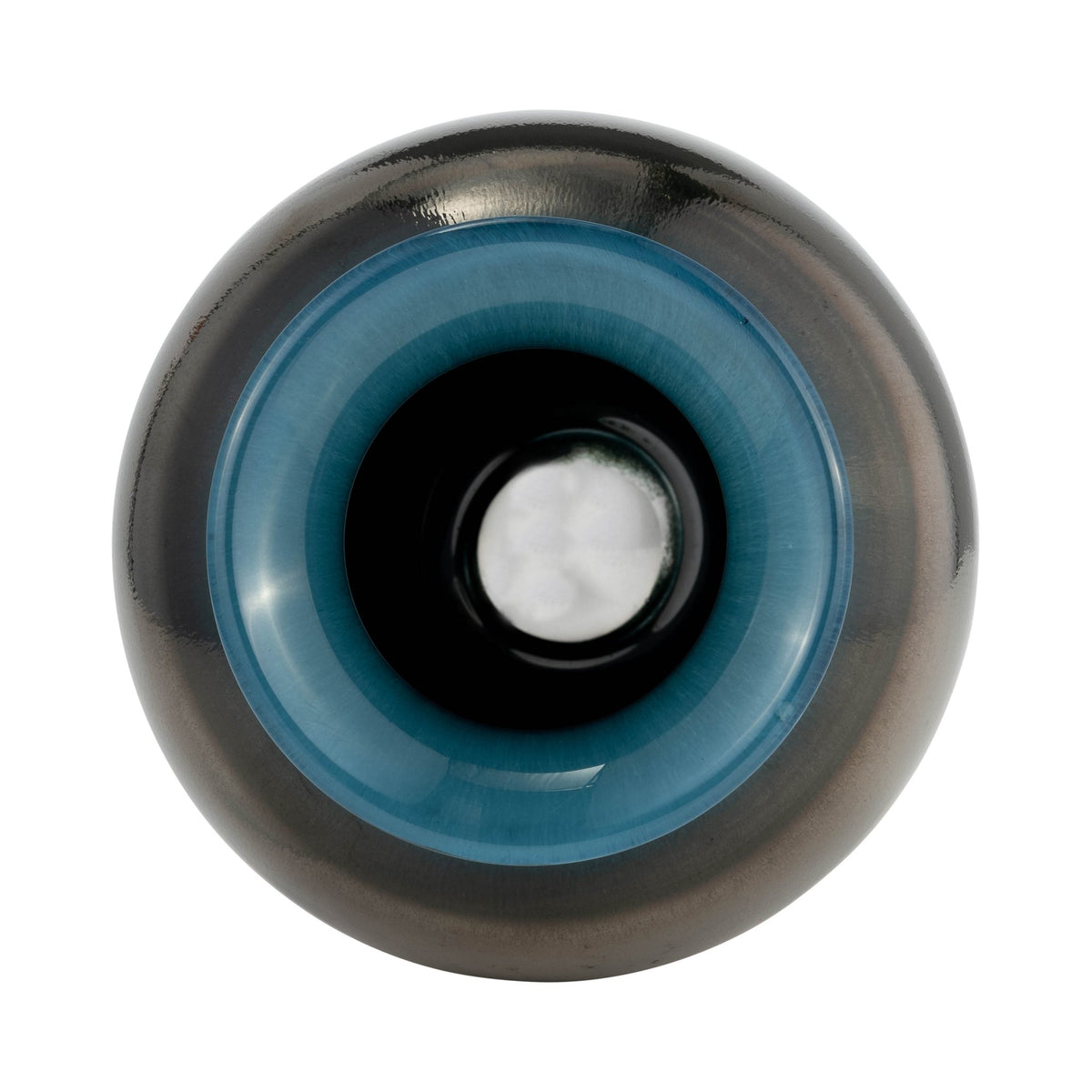GLASS, 12"H OLPE VASE, TEAL | Sagebrook Home