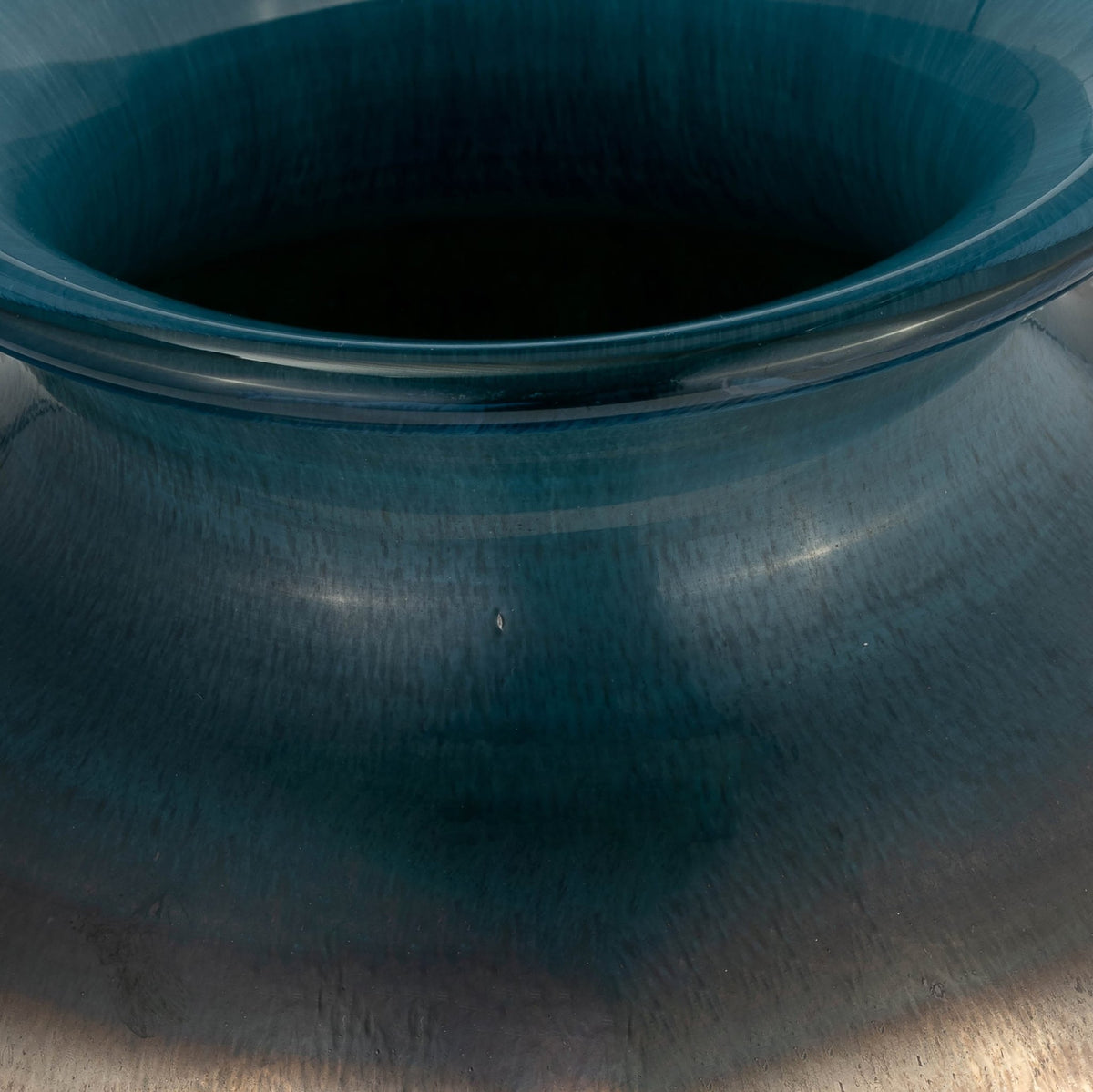 GLASS, 12"H OLPE VASE, TEAL | Sagebrook Home