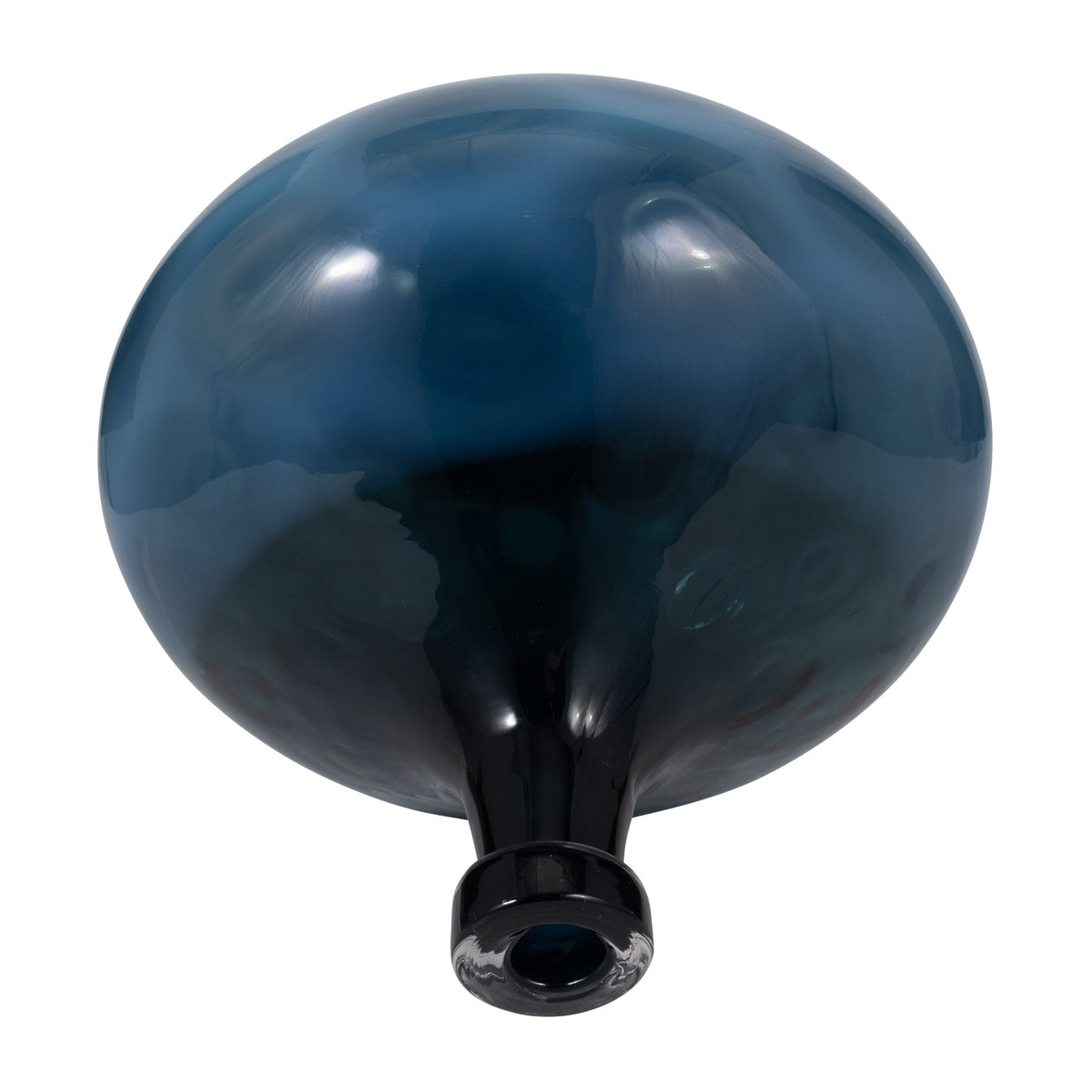 GLASS, 13" DIMPLE VASE BLUE Vases and Jars| Sagebrook Home
