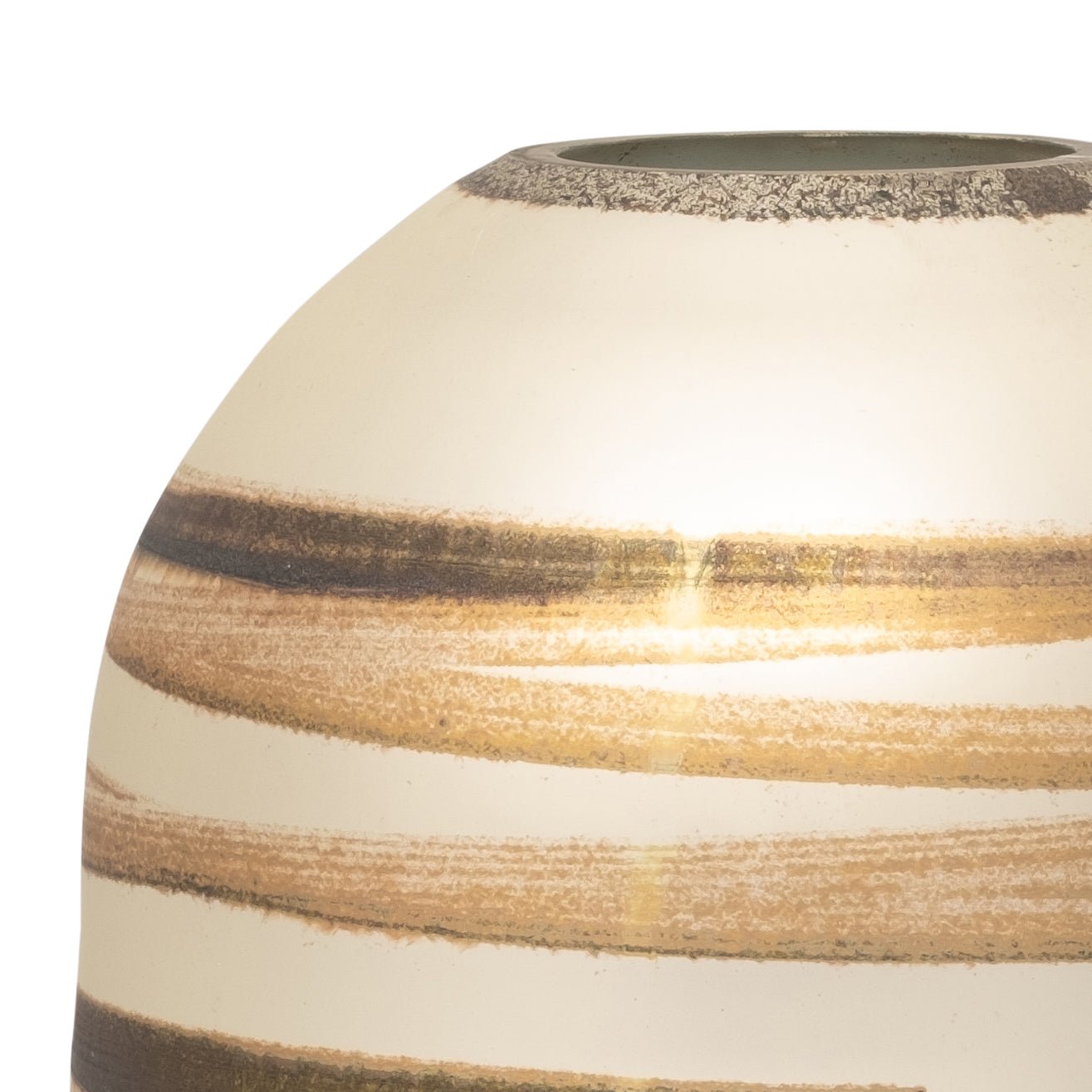 GLASS, 14" ANTIQUE RING VASE, GOLD Vases and Jars| Sagebrook Home