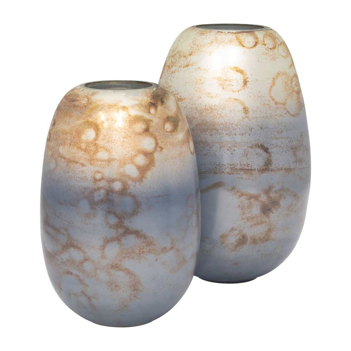 GLASS, 14" VAPOR GLASS, BLUE Vases and Jars| Sagebrook Home