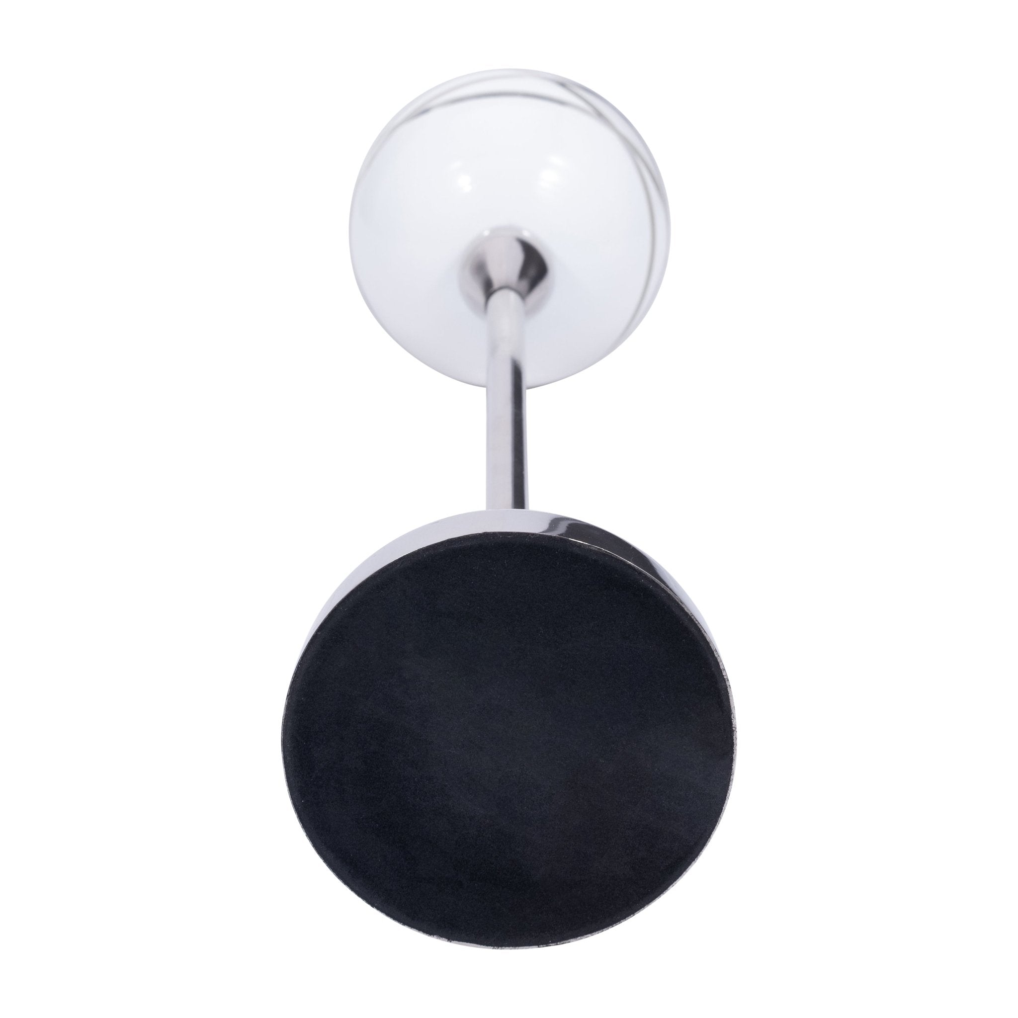 GLASS, 19" VOTIVE HOLDER W/ STAND, WHITE/SILVER | Sagebrook Home