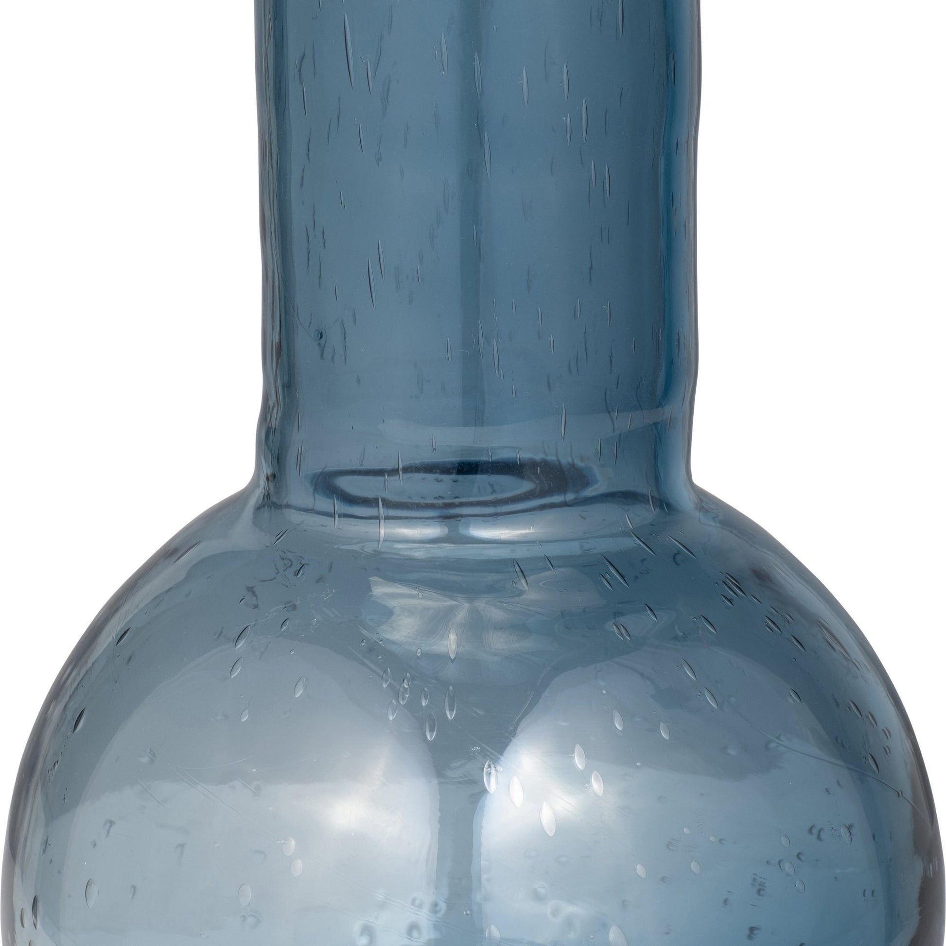 GLASS, 20" VASE BLUE | Sagebrook Home