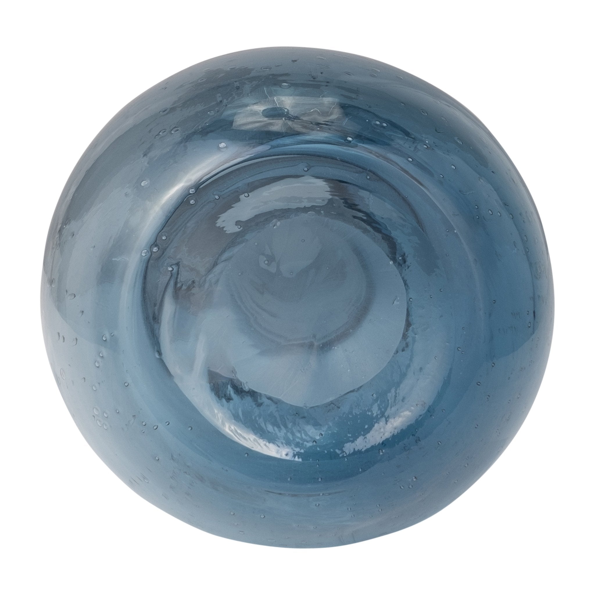 GLASS, 20" VASE BLUE | Sagebrook Home