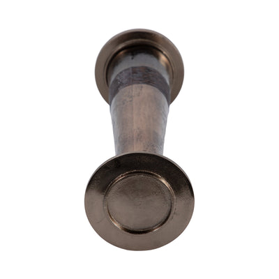 Glass, 21" Pillar Holder, Bronze - Al Rugaib Furniture