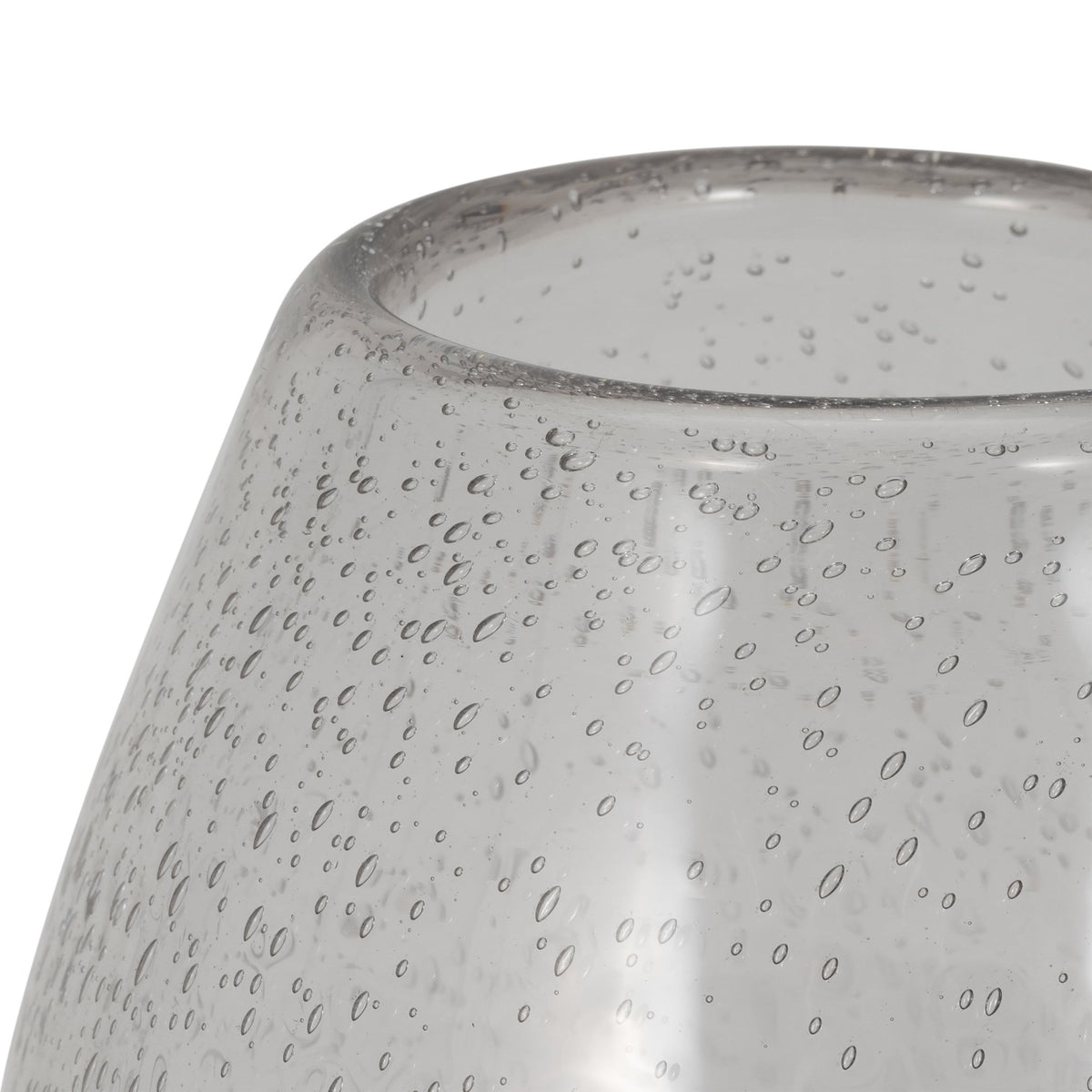 GLASS, 23" FLOOR VASE BUBBLE CLEAR Vases and Jars| Sagebrook Home