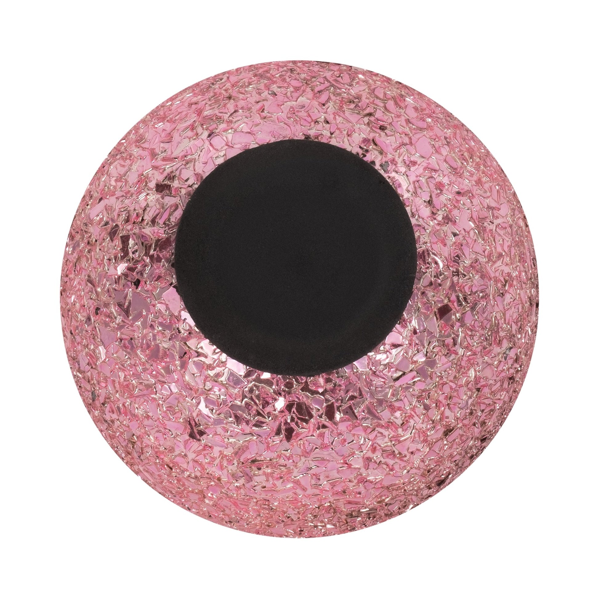 Glass, 4" 11 Oz Crackled Scented Candle, Pink Candles| Sagebrook Home