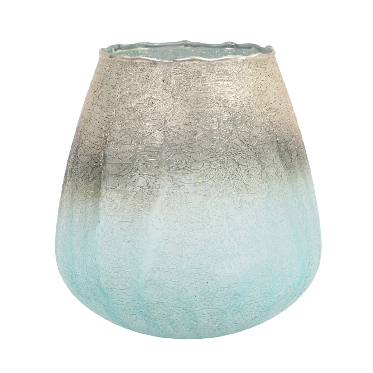GLASS, 5"H VOTIVE HOLDER, BLUE Candle Holders| Sagebrook Home