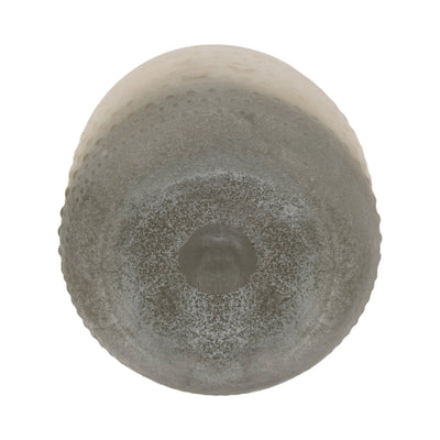 Glass 7" Textured 2 - tone Vase, - Al Rugaib Furniture