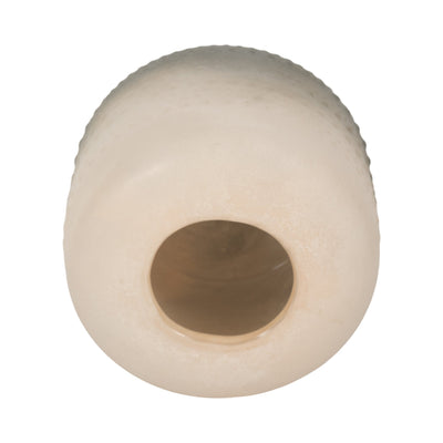 Glass 7" Textured 2 - tone Vase, - Al Rugaib Furniture