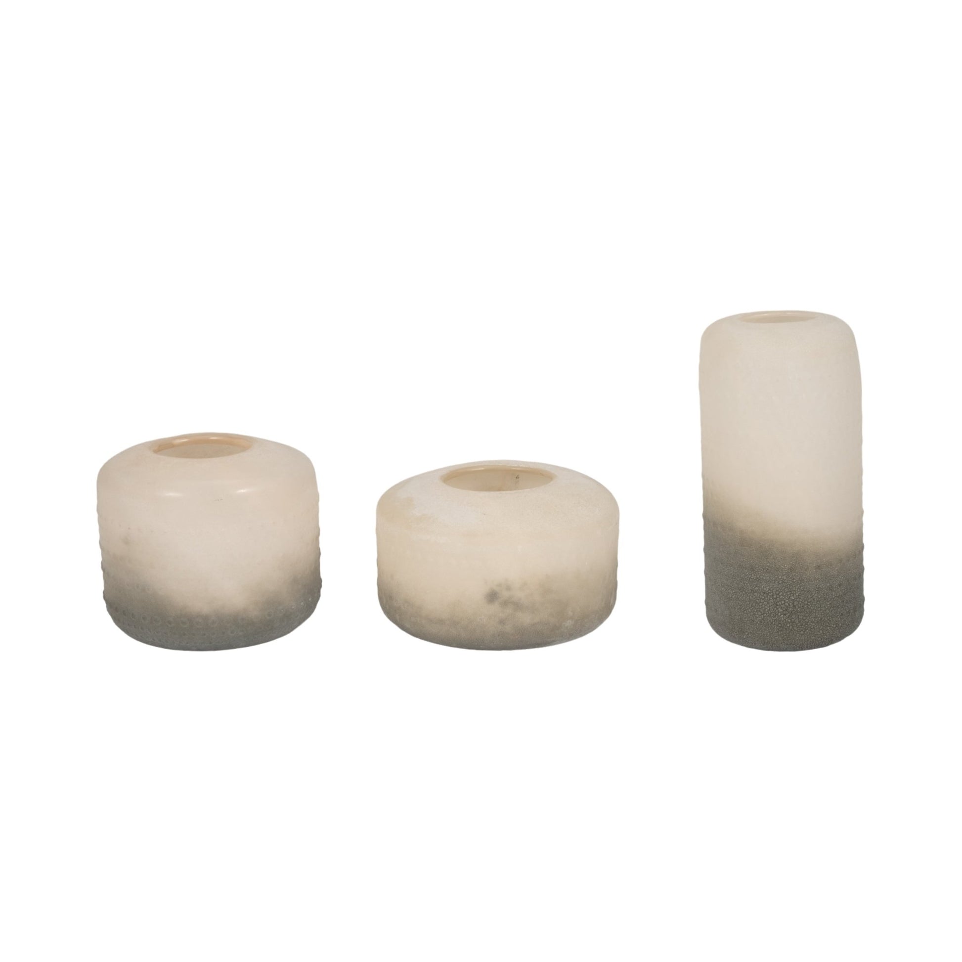 Glass 7" Textured 2-tone Vase, Vases and Jars| Sagebrook Home