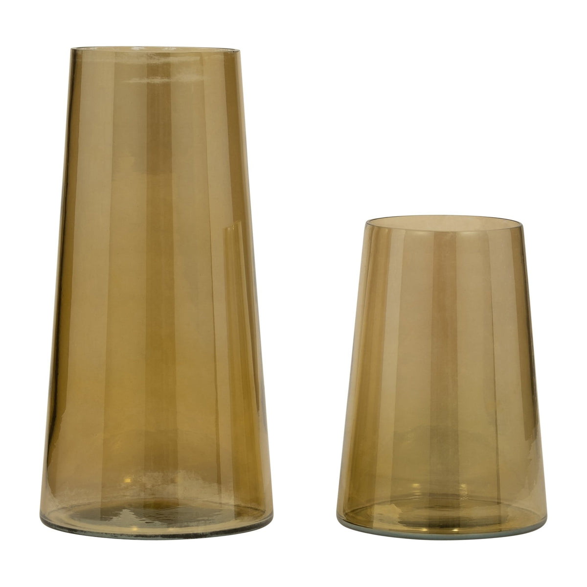 GLASS, 8" LUSTER VASE, GOLD Vases and Jars| Sagebrook Home