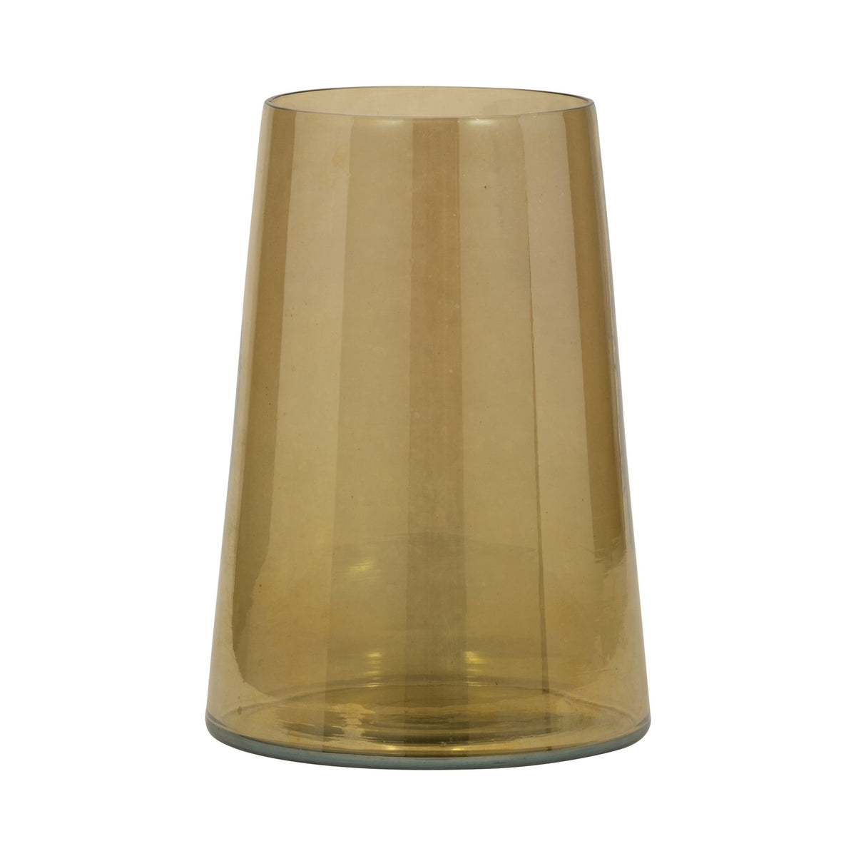 GLASS, 8" LUSTER VASE, GOLD Vases and Jars| Sagebrook Home