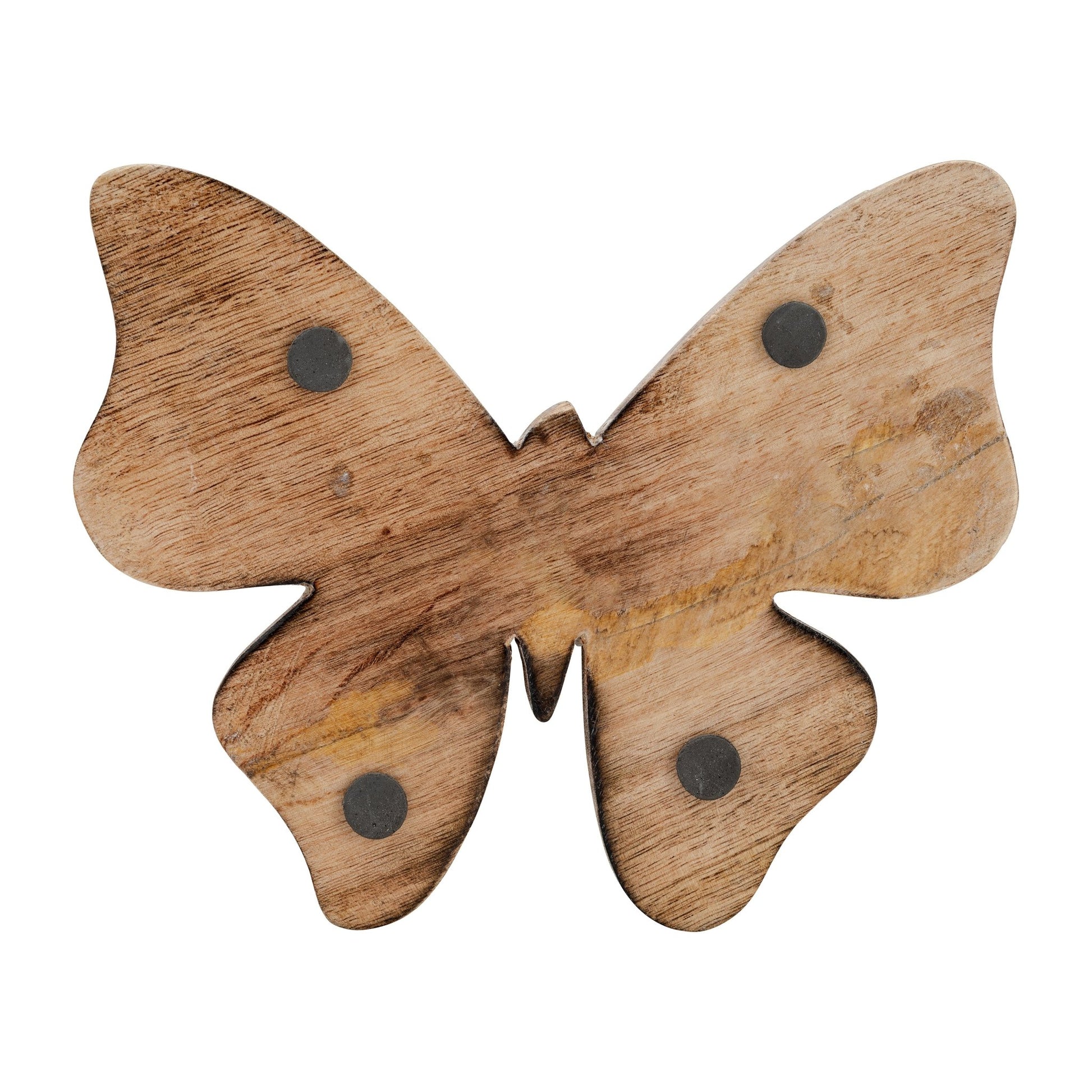 GLASS, 8" MOSAIC BUTTERFLY, WHITE Table Decors| Sagebrook Home