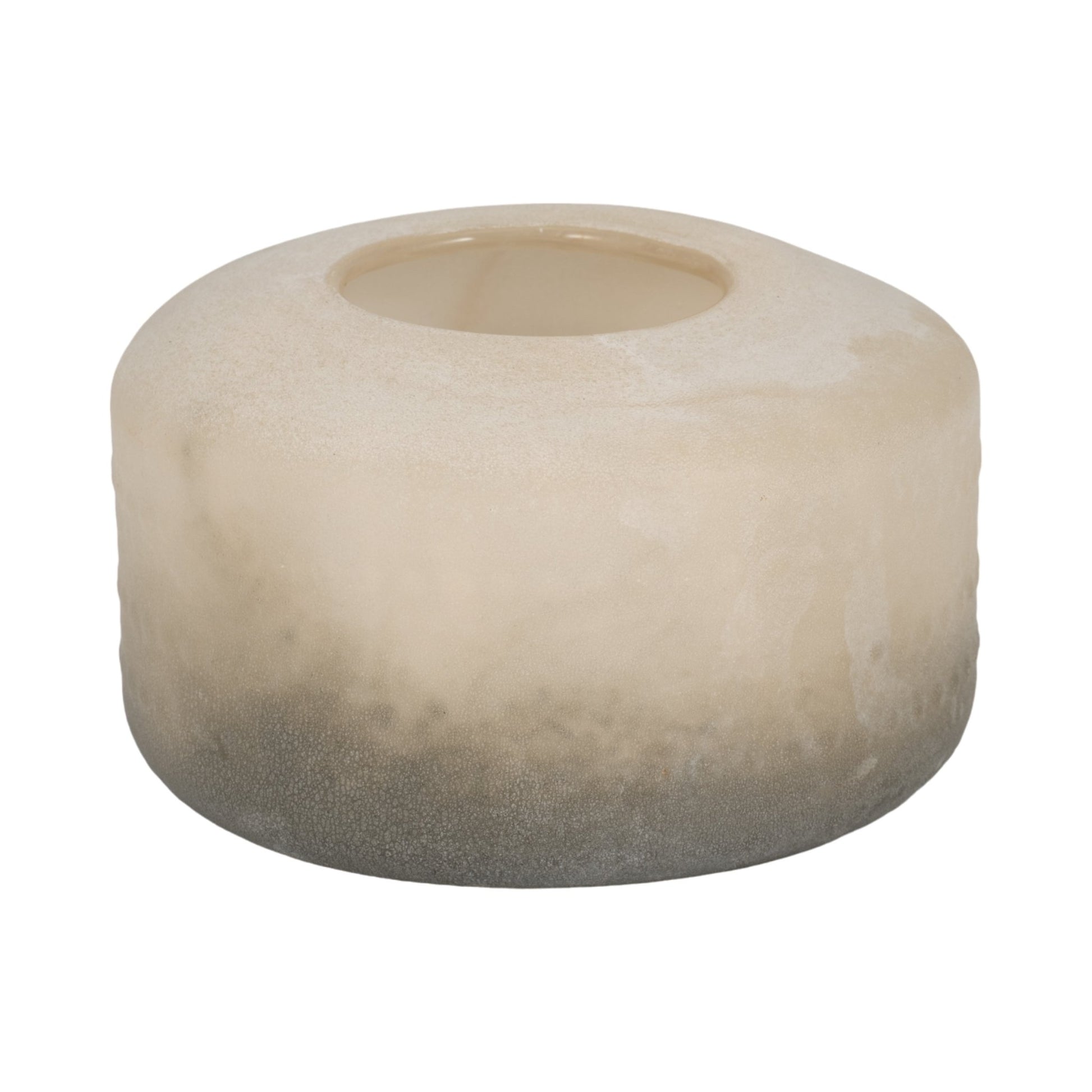 Glass 8" Textured 2-tone Vase, Vases and Jars| Sagebrook Home