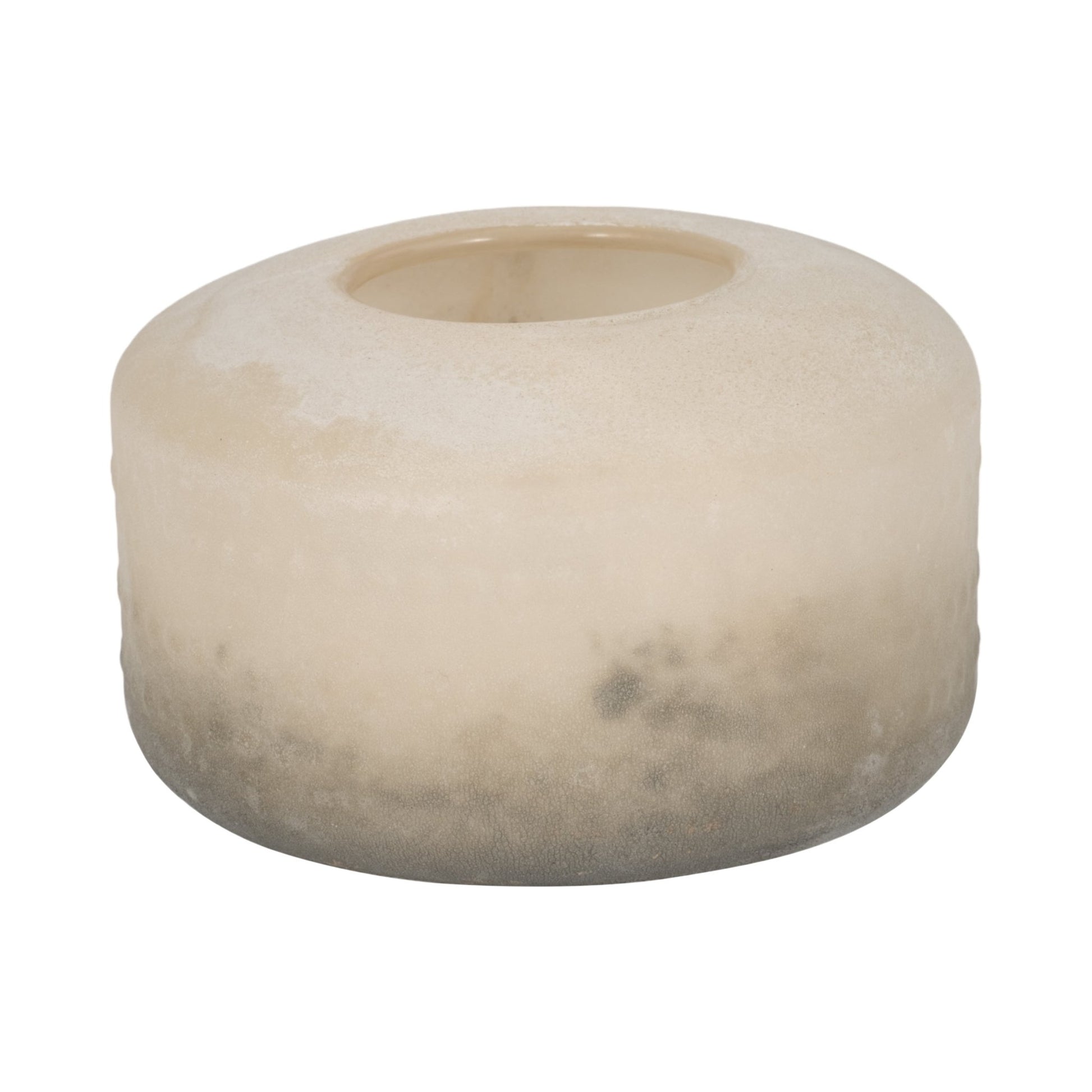 Glass 8" Textured 2-tone Vase, Vases and Jars| Sagebrook Home