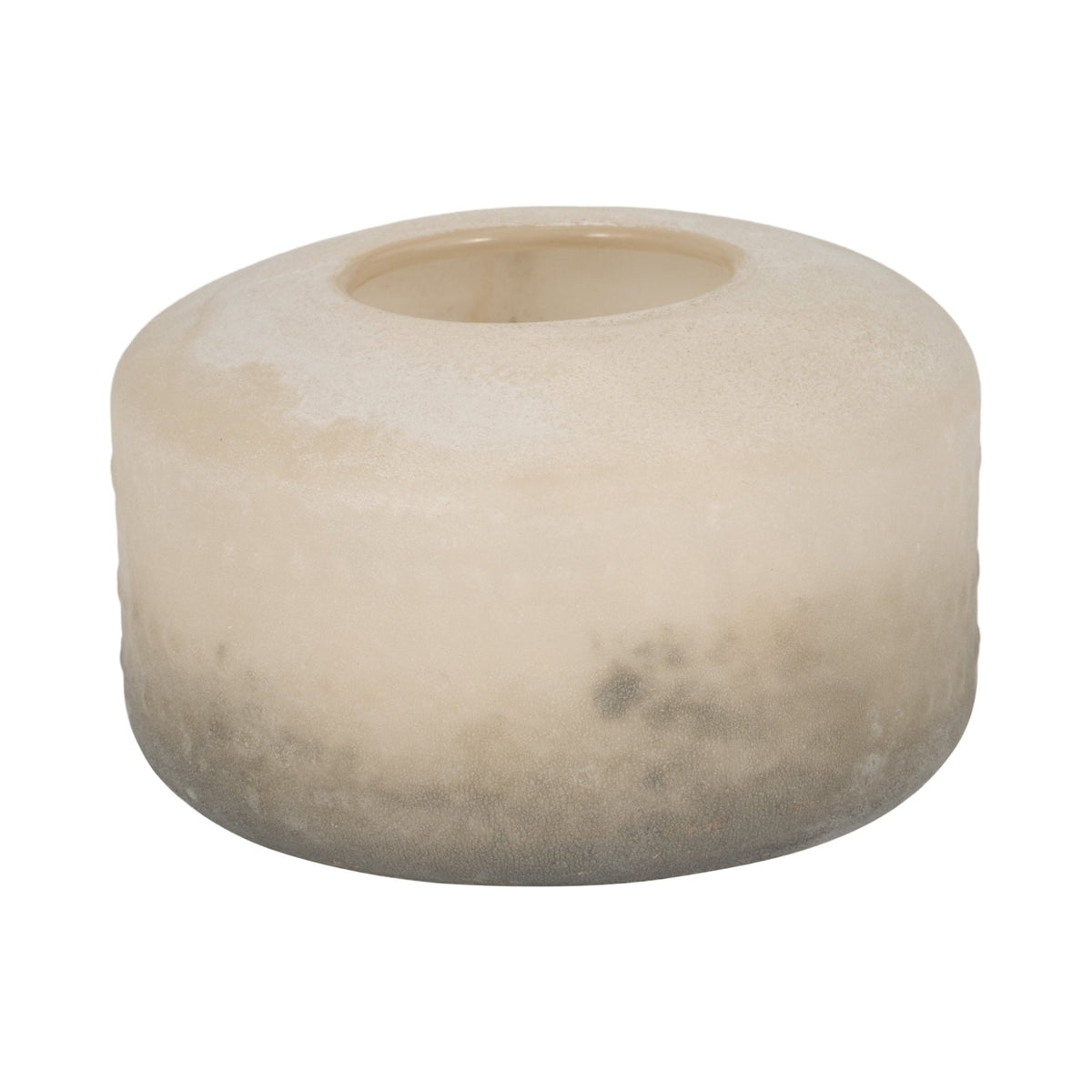 Glass 8" Textured 2-tone Vase, Vases and Jars| Sagebrook Home