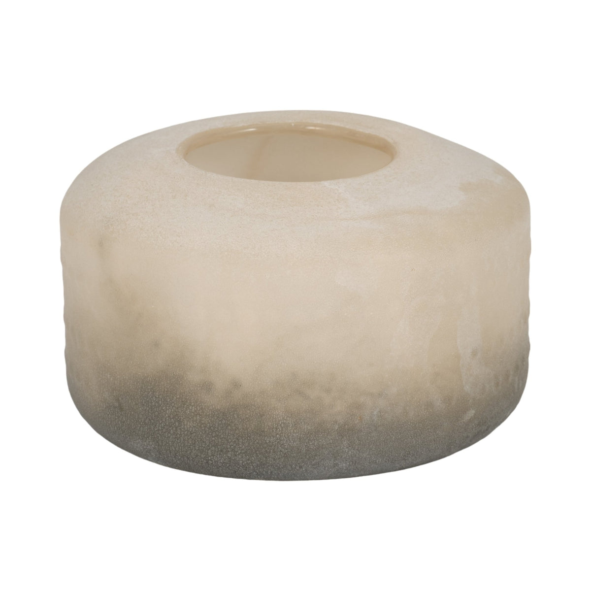 Glass 8" Textured 2-tone Vase, Vases and Jars| Sagebrook Home