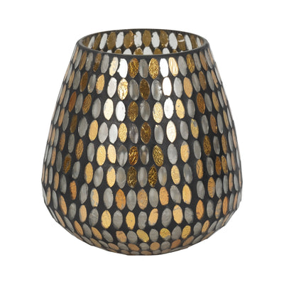 GLASS, 8"H VOTIVE HOLDER, COPPER - Al Rugaib Furniture