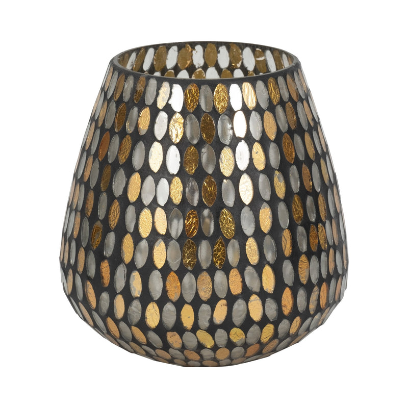 GLASS, 8"H VOTIVE HOLDER, COPPER - Al Rugaib Furniture