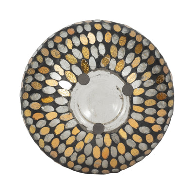 GLASS, 8"H VOTIVE HOLDER, COPPER - Al Rugaib Furniture