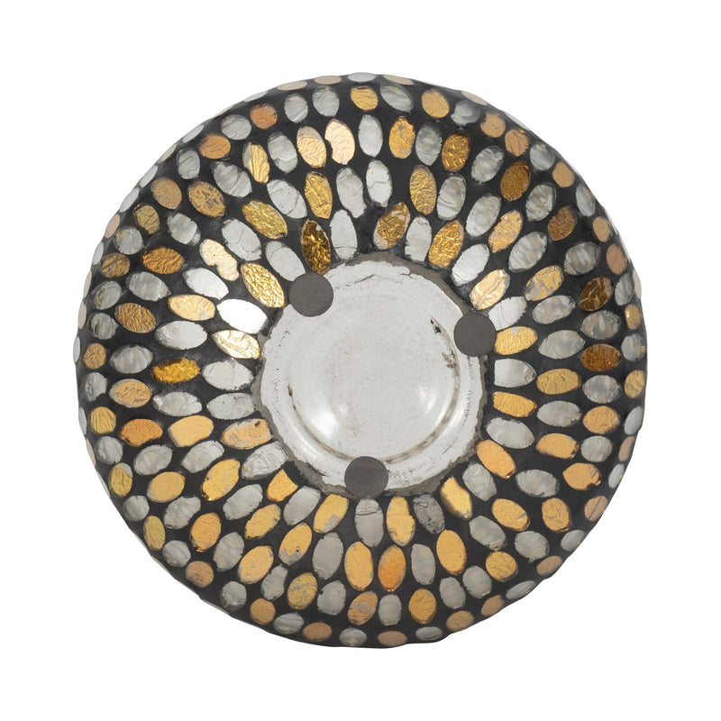 GLASS, 8"H VOTIVE HOLDER, COPPER - Al Rugaib Furniture