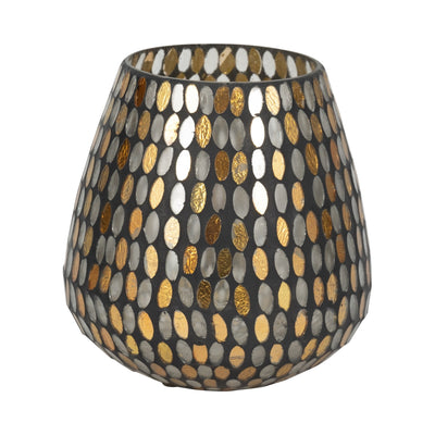 GLASS, 8"H VOTIVE HOLDER, COPPER - Al Rugaib Furniture