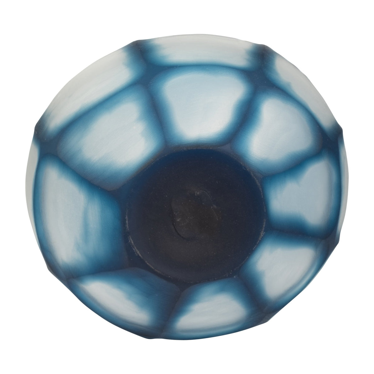 GLASS, 9" CARVED BOWL BLUE Bowl| Sagebrook Home