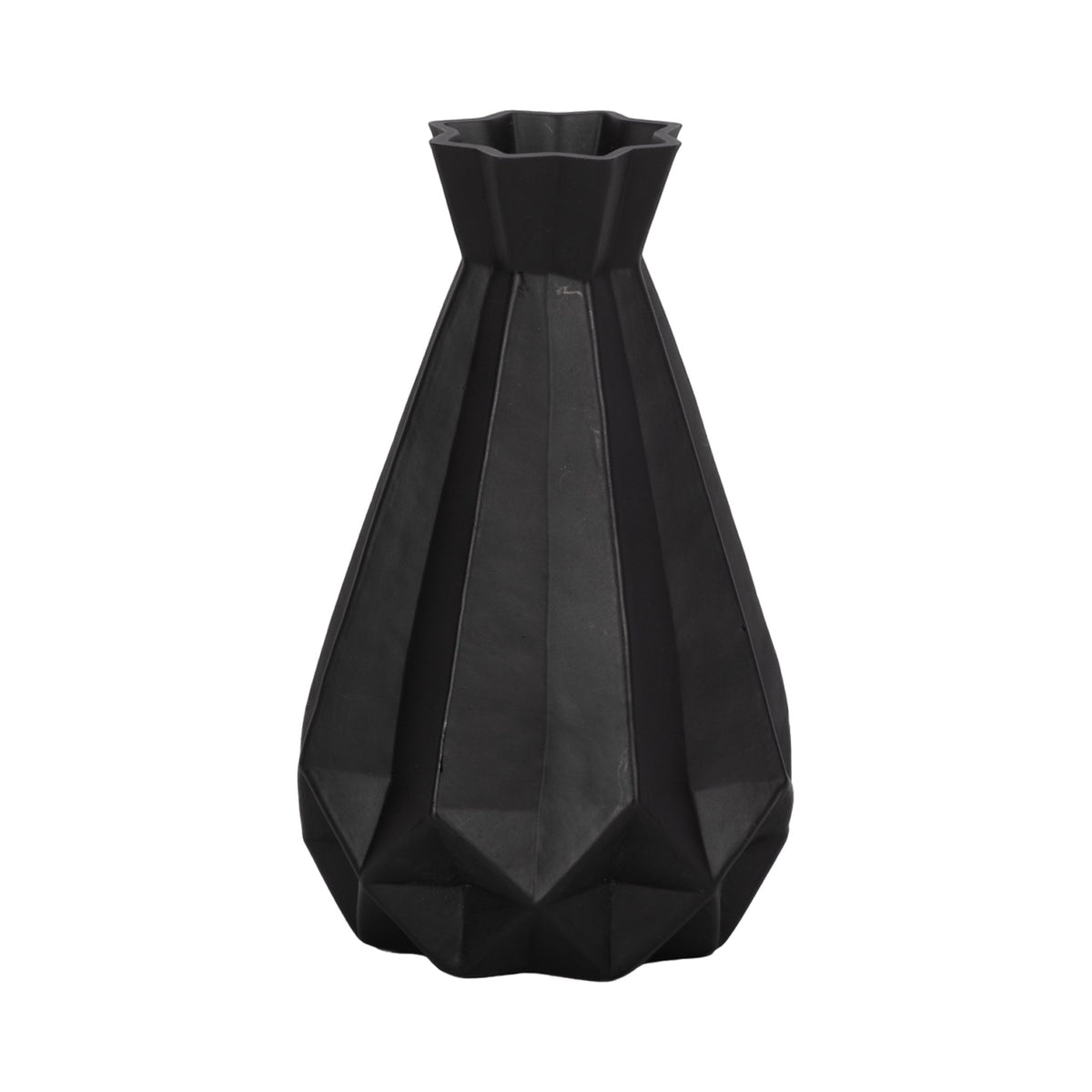GLASS, 9"H CLASSIC VASE, BLACK Vases and Jars| Sagebrook Home