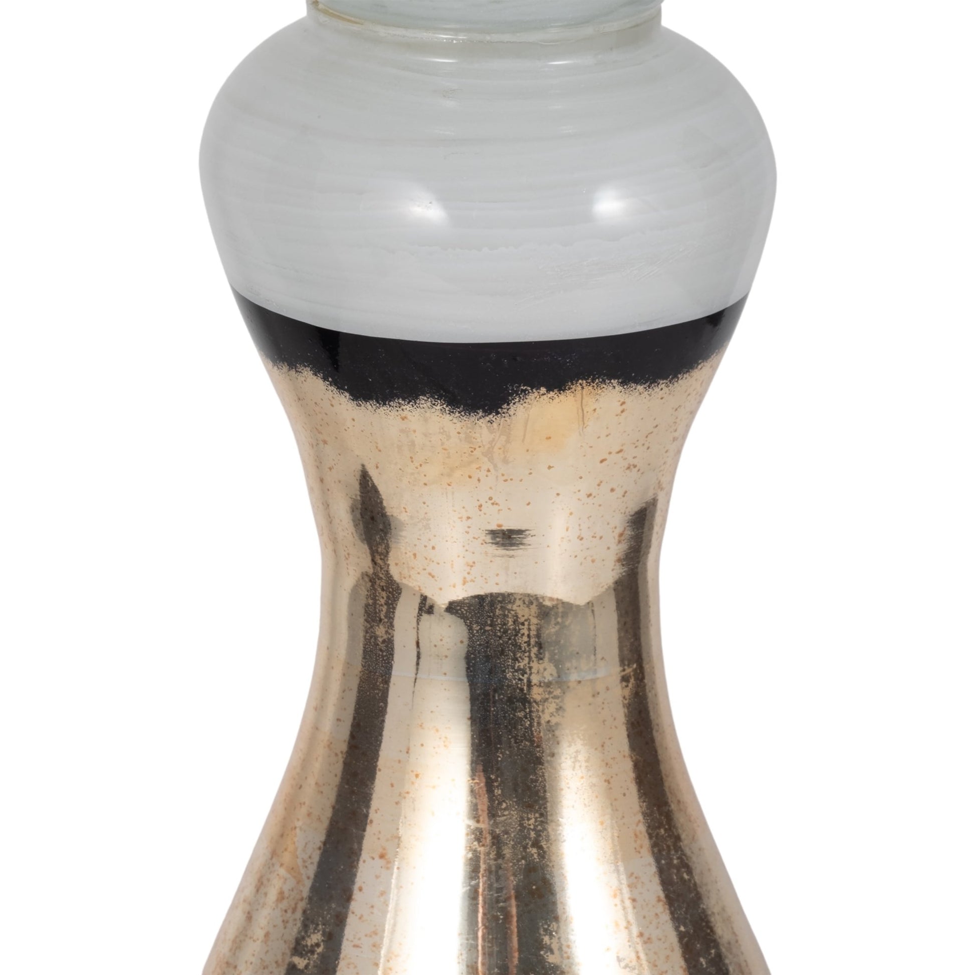 GLASS, 23" CANDLE HOLDER, WHITE Candle Holders| Sagebrook Home