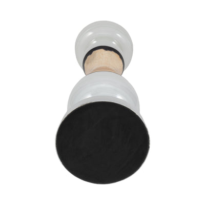 GLASS, CANDLE HOLDER, WHITE - Al Rugaib Furniture