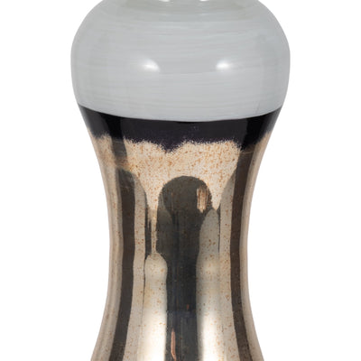 GLASS, CANDLE HOLDER, WHITE - Al Rugaib Furniture