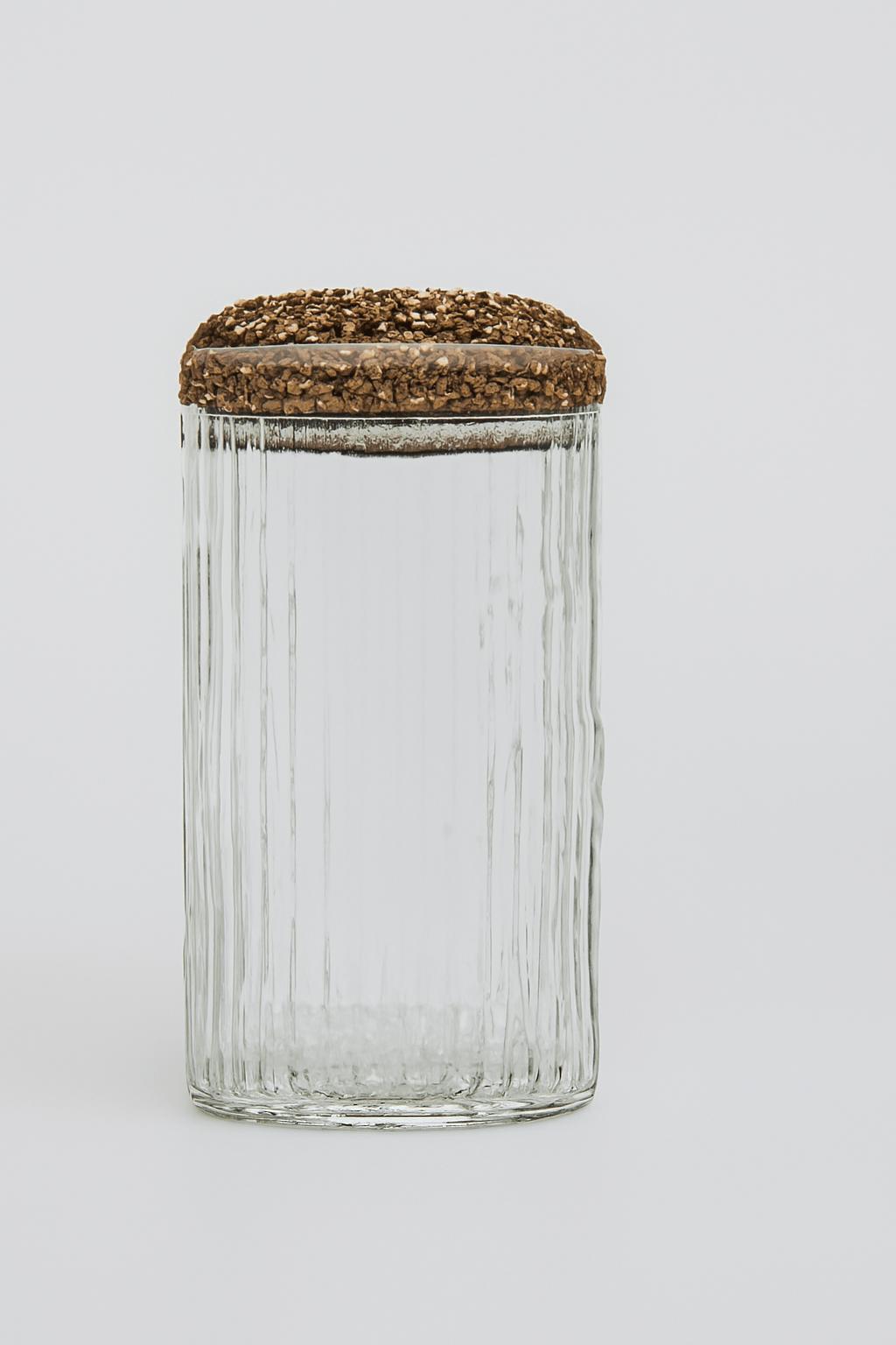 GLASS CANISTER W/WDN LID Vases and Jars| Roots Furniture