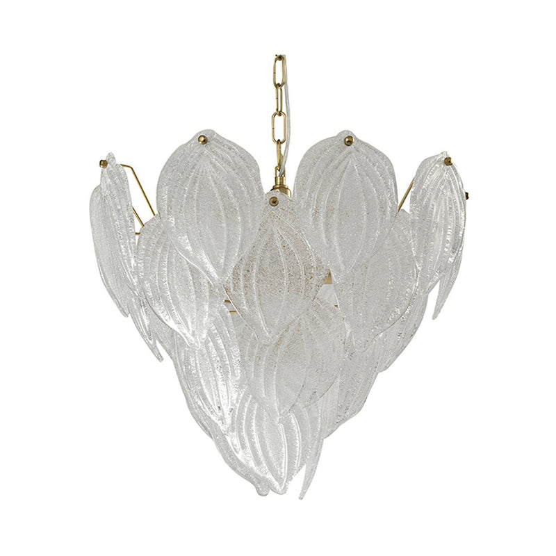 GLASS CHANDELIER 6 LIGHTS - Al Rugaib Furniture