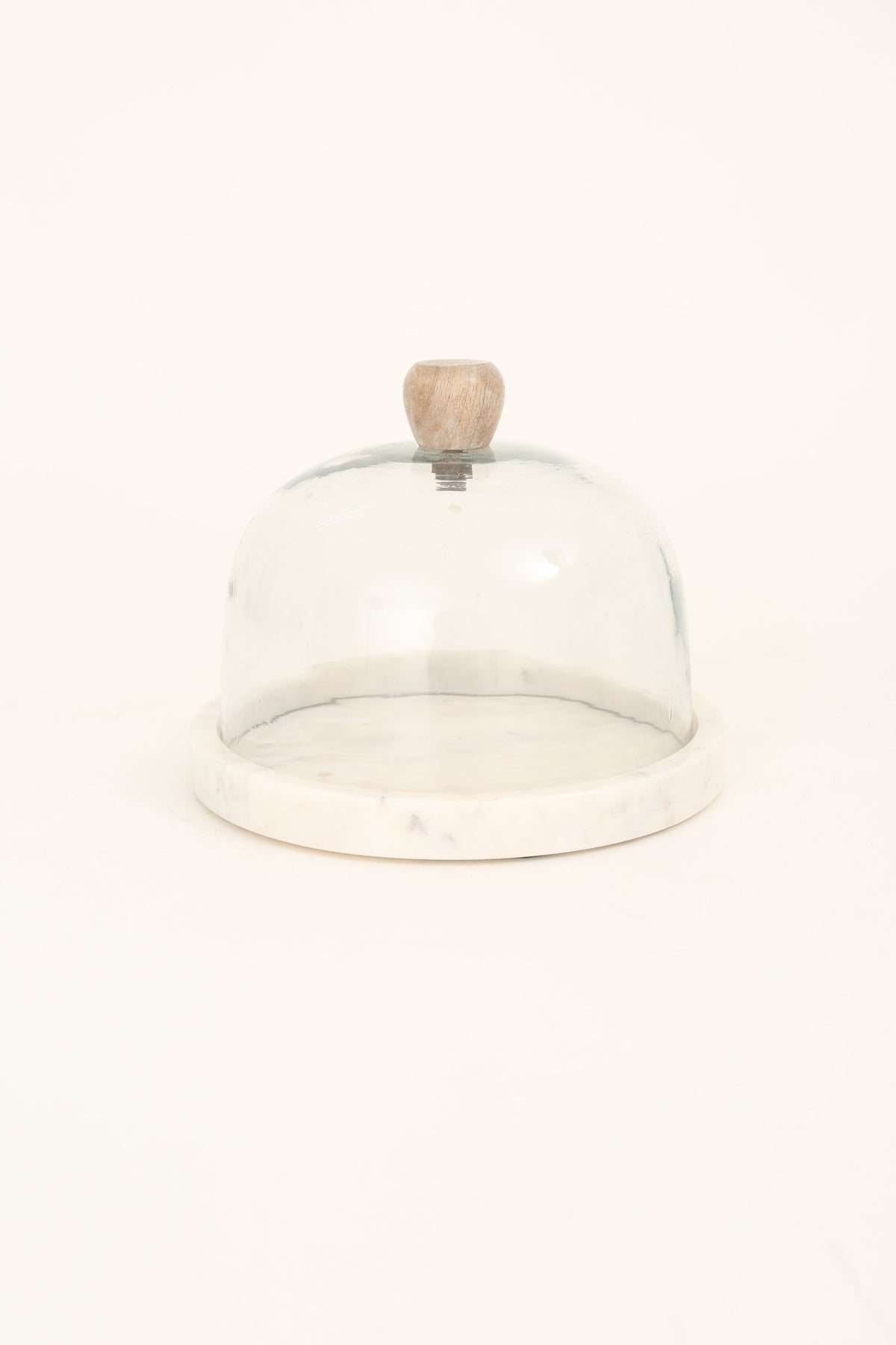 GLASS CLOCH W/MARBLE BASE Tray| Roots Furniture