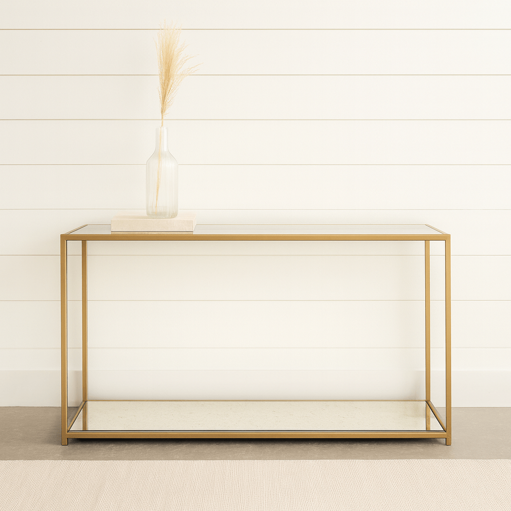 Glass Elegance Gold Console Consoles & Sideboards| Roots Furniture