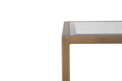 Glass Elegance Gold Console - Al Rugaib Furniture