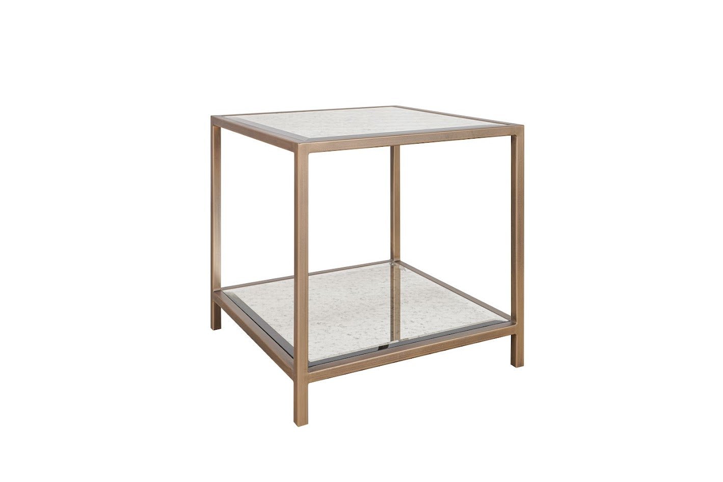 Glass Elegance Gold Side table Accent & End Tables| Roots Furniture
