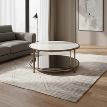 Glass Elegance Round Coffe table