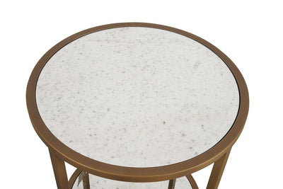 Glass Elegance Round Side table - Al Rugaib Furniture