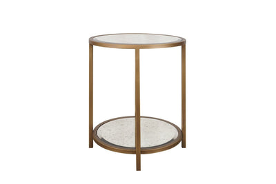 Glass Elegance Round Side table - Al Rugaib Furniture